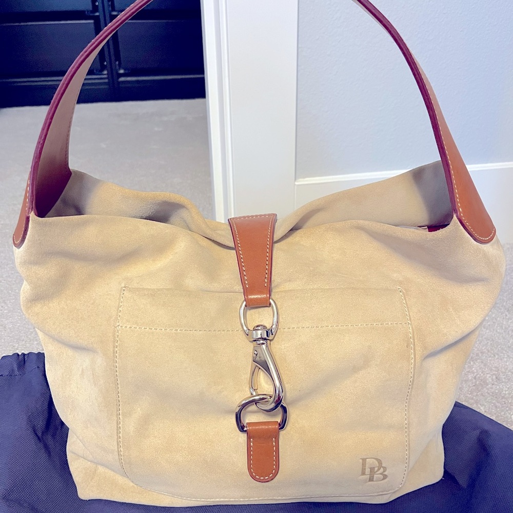 Dooney & Bourke suede handbag